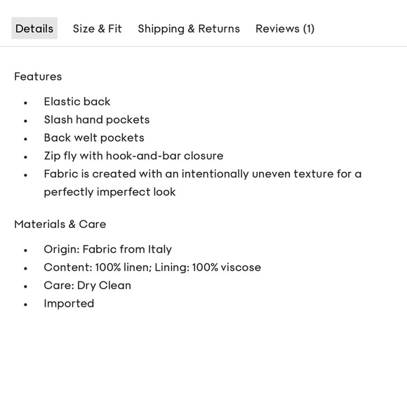 NWT Aritzia Wilfred The Limitless Linen Pant in LIMITED EDITION white, size 00 - Picture 11 of 12